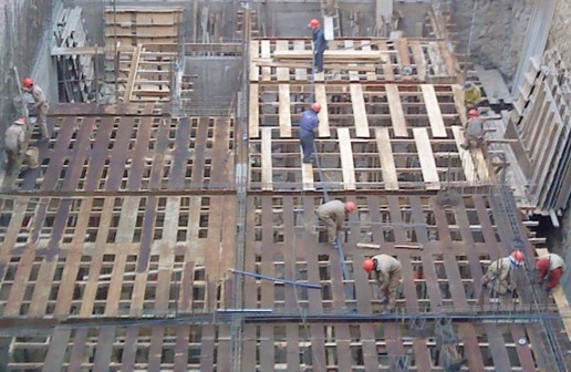 Estructuras temporales en obra